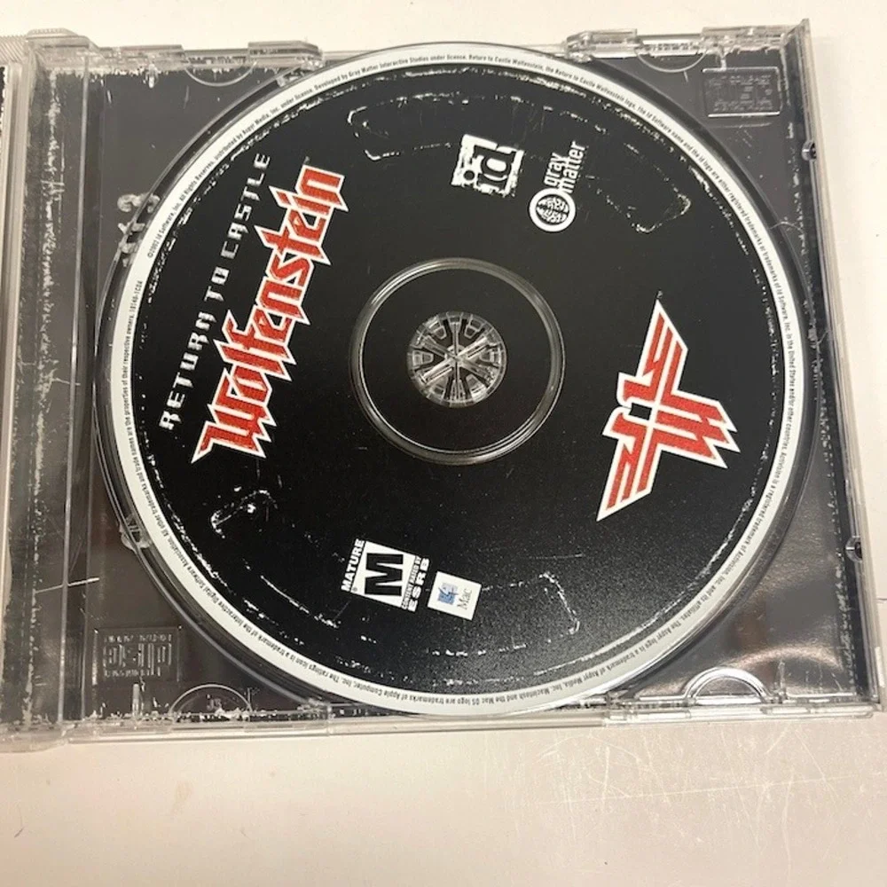 Vintage Return to Castle Wolfenstein PC CD-ROM Game with CD Key 2001